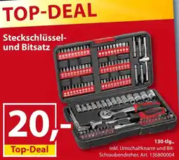 Sonderpreis Baumarkt Steckschlüssel- und Bitsatz Angebot