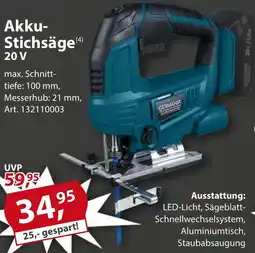 Sonderpreis Baumarkt GERMANIA Akku Stichsäge 20 V Angebot