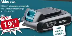 Sonderpreis Baumarkt GERMANIA Akku 2 Ah Angebot