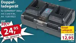 Sonderpreis Baumarkt GERMANIA Doppelladegerät Angebot