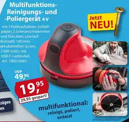 Sonderpreis Baumarkt Multifunktions Reinigungs- und Poliergerät 4V Angebot