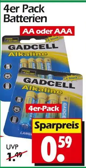 Wreesmann Gadcell aa batterien Angebot