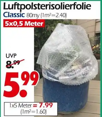 Wreesmann Luftpolsterisolierfolie classic Angebot