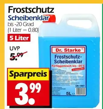 Wreesmann Dr. starke frostschutz scheibenklar Angebot