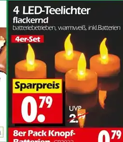Wreesmann 4 led-teelichter Angebot