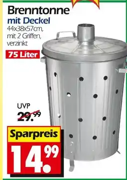 Wreesmann Brenntonne mit deckel Angebot
