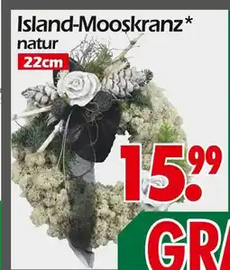Wreesmann Island-mooskranz natur Angebot