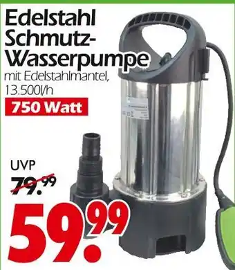Wreesmann Edelstahl schmutz-wasserpumpe Angebot