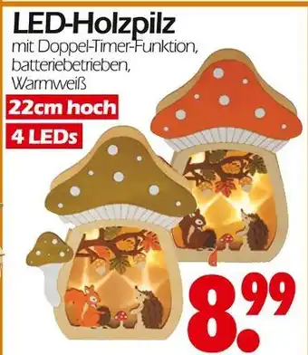 Wreesmann Led-holzpilz Angebot