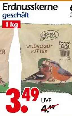 Wreesmann Birds garden erdnusskerne geschält Angebot