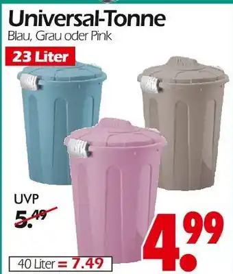 Wreesmann Universal-tonne blau Angebot