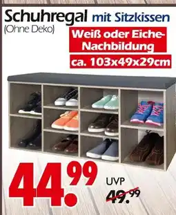 Wreesmann Schuhregal mit sitzkissen Angebot
