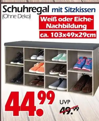 Wreesmann Schuhregal mit sitzkissen Angebot
