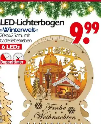 Wreesmann Led-lichterbogen winterwelt Angebot