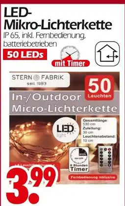 Wreesmann Stern fabrik led-mikro-lichterkette Angebot