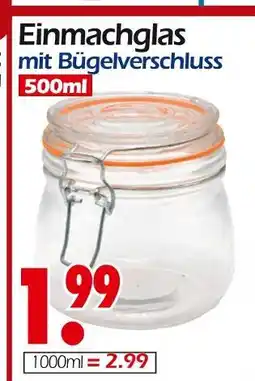 Wreesmann Einmachglas mit bügelverschluss Angebot