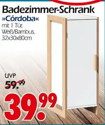 Wreesmann Badezimmer-schrank córdoba Angebot