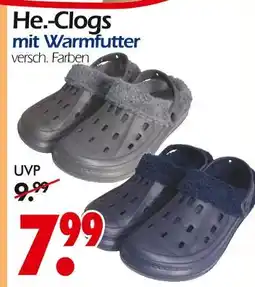Wreesmann He-clogs mit warmfutter Angebot