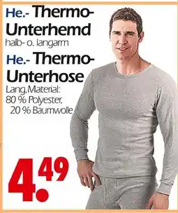 Wreesmann Thermo-unterhemd Angebot