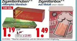 Wreesmann Zigarettenhülsen memphis menthol Angebot