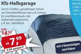 Sonderpreis Baumarkt Kfz-Halbgarage Angebot