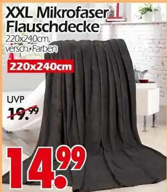 Wreesmann Xxl mikrofaser flauschdecke Angebot