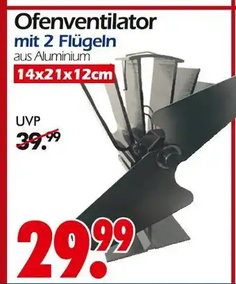 Wreesmann Ofenventilator Angebot