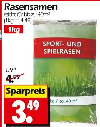 Wreesmann Rasensamen Angebot