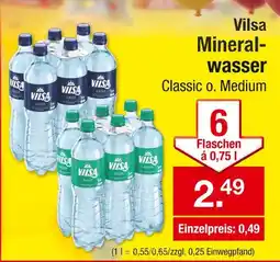 Zimmermann Vilsa mineralwasser classic Angebot