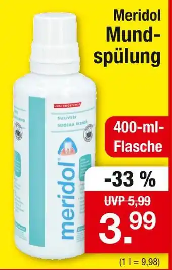 Zimmermann Meridol mundspülung Angebot