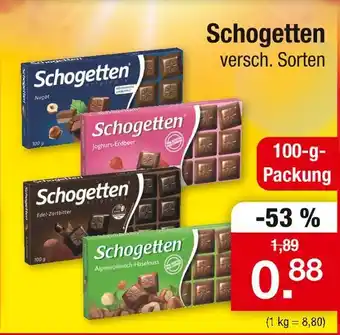 Zimmermann Schogetten nugat Angebot