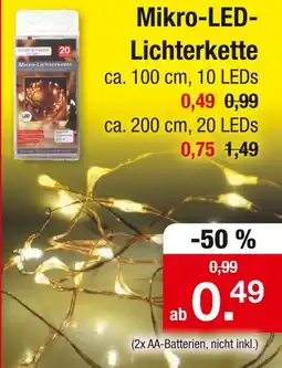 Zimmermann Mikro-led-lichterkette Angebot