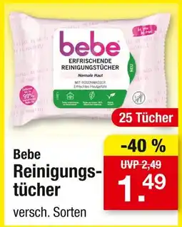 Zimmermann Bebe reinigungstücher Angebot