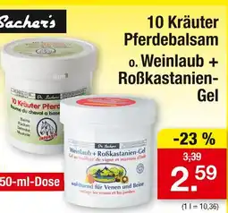 Zimmermann Dr. sacher's 10 kräuter pferdebalsam Angebot