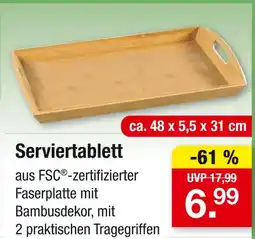Zimmermann Serviertablett Angebot