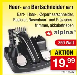 Zimmermann Alpina haar- und bartschneider 6in1 Angebot