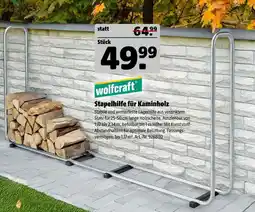 Hagebau Wolfcraft stapelhilfe für kaminholz Angebot