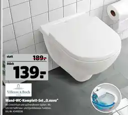 Hagebau Villeroy & boch wand-wc-komplett-set „o.novo“ Angebot