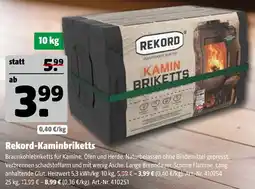 Hagebau Rekord kaminbriketts Angebot