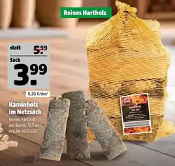 Hagebau Reines hartholz kaminholz im netzsack Angebot