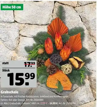 Hagebau Grabschale Angebot