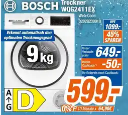 Expert Bosch trockner wqg2411ex Angebot