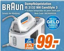 Expert Braun dampfbügelstation is 3132 wh carestyle 3 Angebot