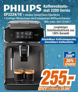 Expert Philips kaffeevollautomat 2200 series ep2224/10 Angebot