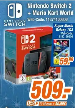 Expert Nintendo switch 2 + mario kart world Angebot