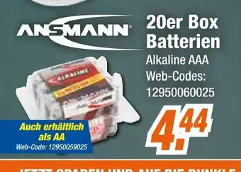 Expert Ansmann batterien Angebot