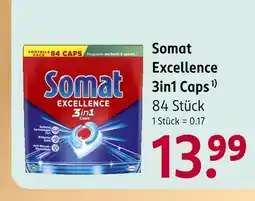 Rossmann Somat excellence 3in1 caps Angebot