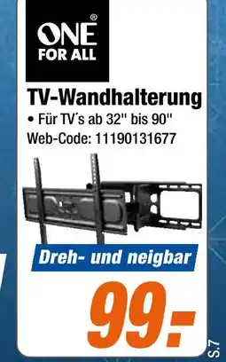 Expert One for all tv-wandhalterung Angebot