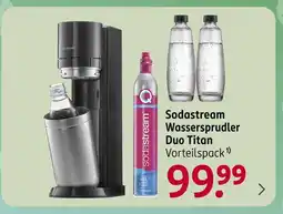 Rossmann Sodastream wassersprudler duo titan vorteilspack Angebot
