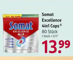 Rossmann Somat excellence 4in1 caps Angebot